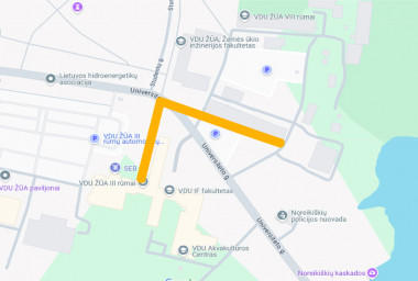 Akademijos miestelyje Universiteto gatvėje bus rekonstruojamas šilumos tiekimo tinklas