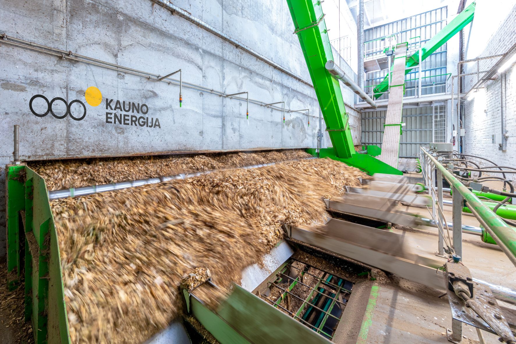 Biokuras - pagrindinis bendrovės naudojamas šilumos gamybos šaltinis